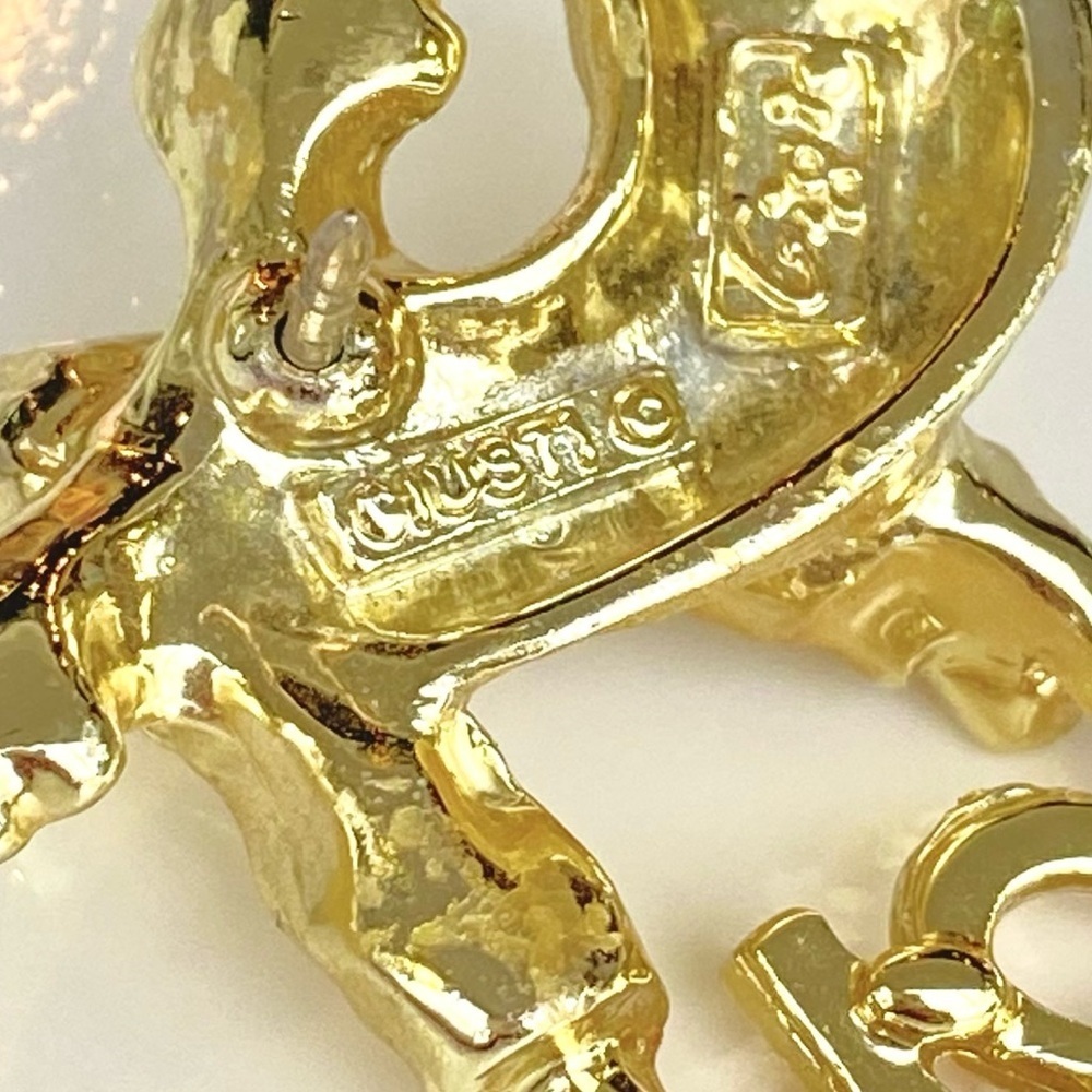 Vintage Gigi Guisti Gold and Red Angel Joy Pin Brooch - Picture 3 of 5